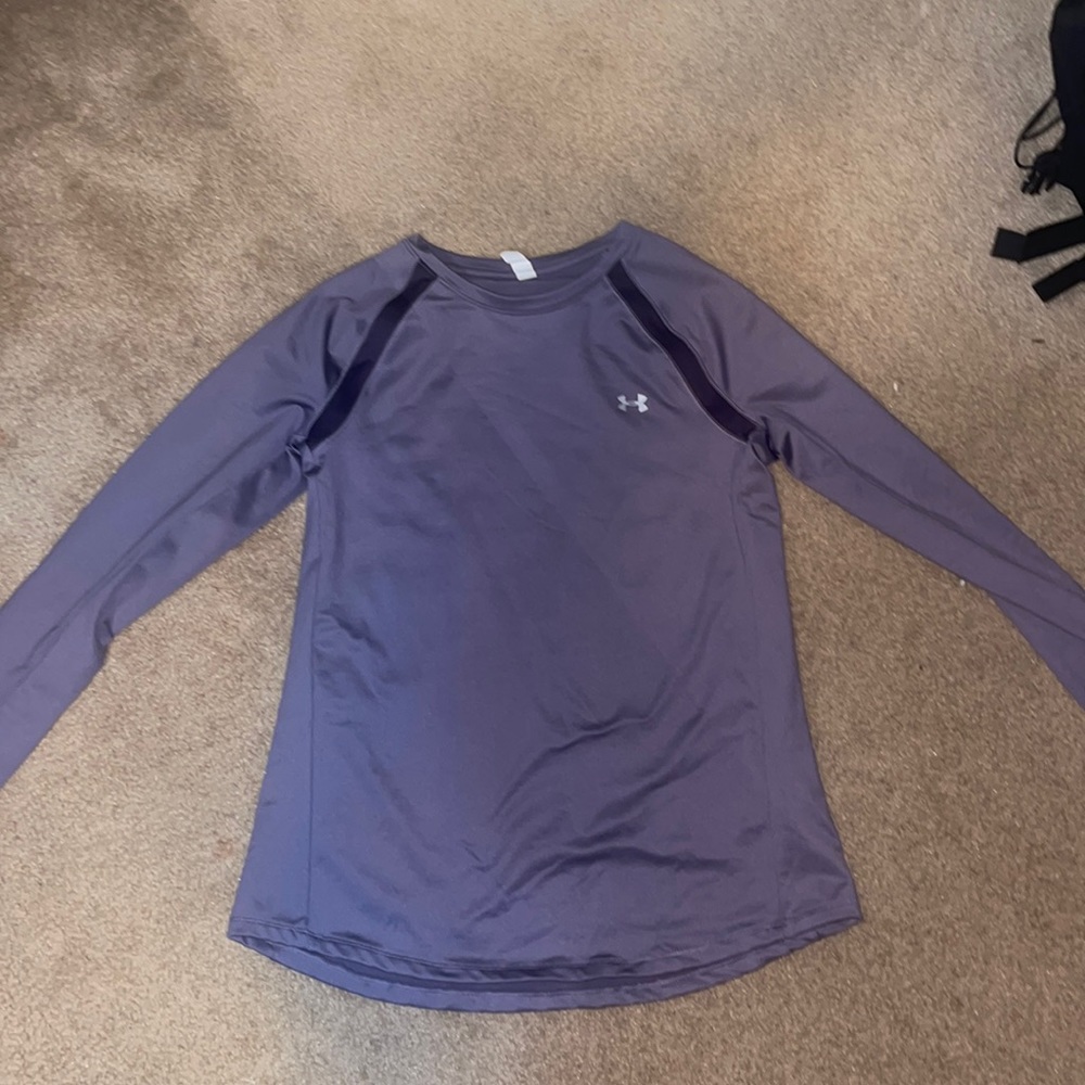 Long sleeve purple Under Armor Shirt